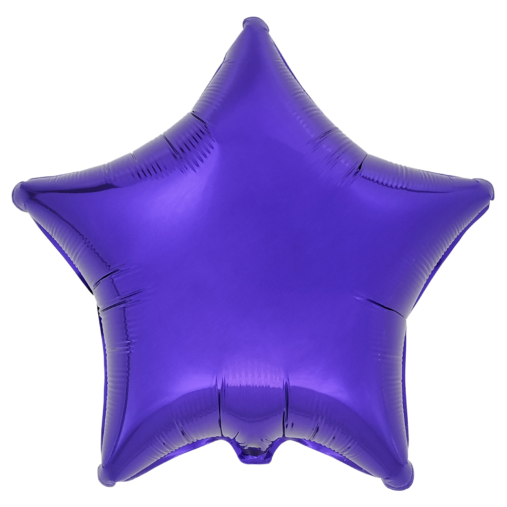 Воздушный шар Звезда 44см (Фиолетовая)