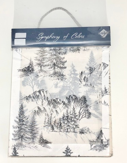 Тюль с принтом на всю высоту Anka Symfony of Colors Print Keten 104 арт. Tapestry Tulle 1 col. 1001 (высота 295 см)