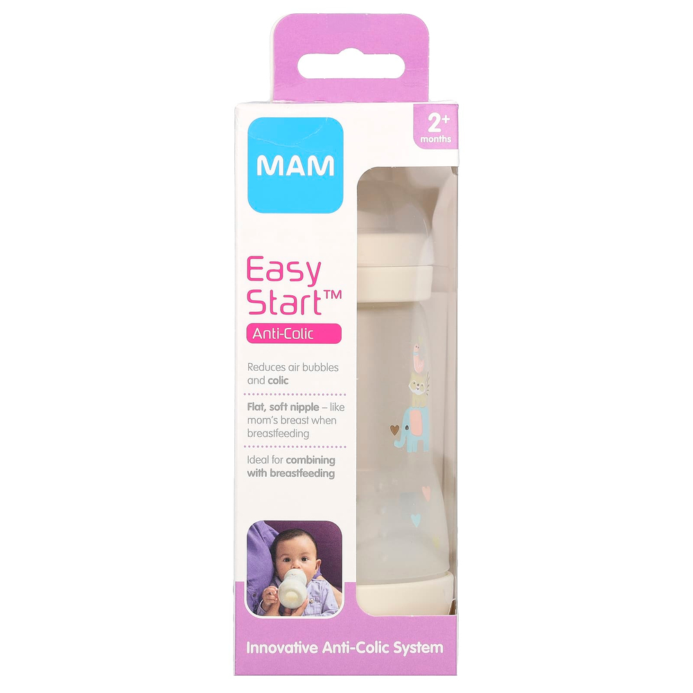 MAM, Easy Star, бутылочка с коликами, для детей от 2 месяцев, 1 шт.