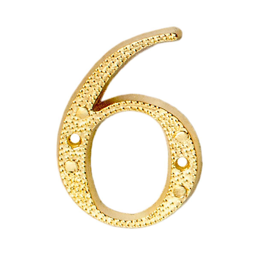 НОМЕР ДВЕРНОЙ ELEMENT 6 ЗОЛОТО