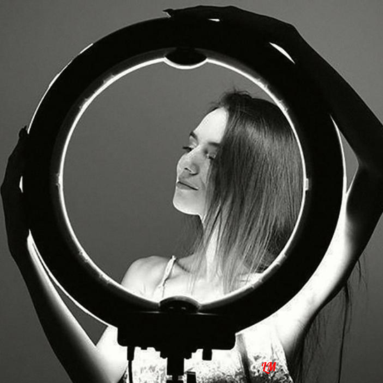 Кольцевая светодиодная LED лампа RL-18 Soft Ring Light 45см с пультом