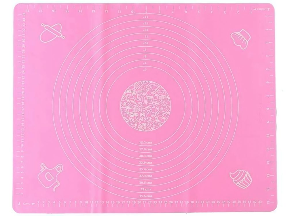 Коврик силиконовый для раскатки теста 45*64см