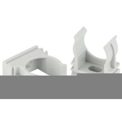 Крепеж-клипса ЭРА CLIP-40 для трубы cерая d40мм 30шт