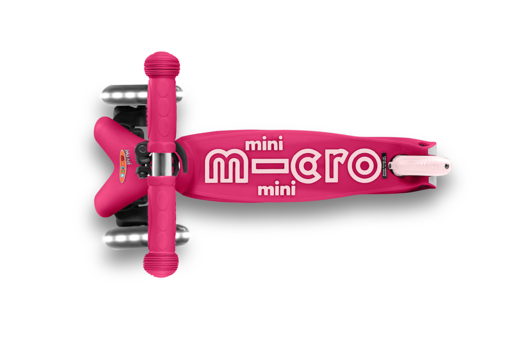Самокат Mini Micro Deluxe 3 в 1 Розовый LED