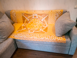 Плед "Дендерский зодиак", по мотивам Дендерского зодиака