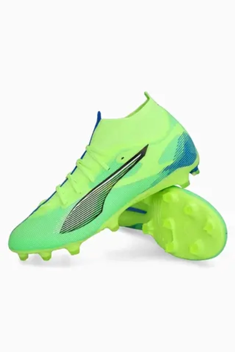 Бутсы Puma Ultra 5 Match+ FG/AG - зеленый