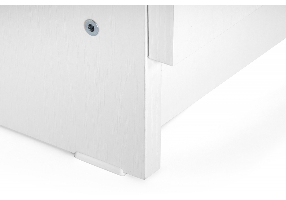 Шкаф Woodville Сантори белый текстурный