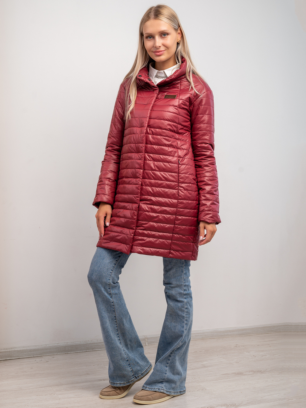 Полупальто "Сити" бордо