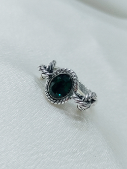 "Вектра" кольцо в серебряном покрытии из коллекции "Форсаж" от Jenavi