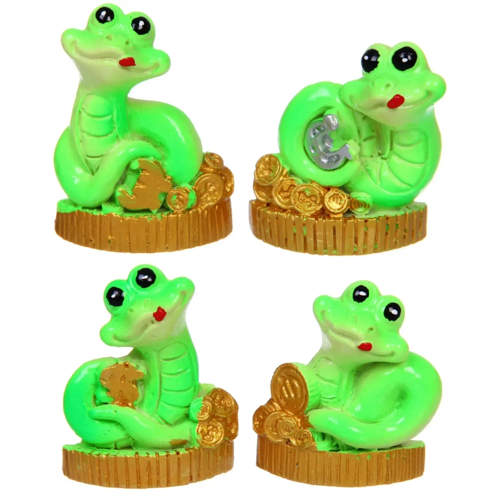 Магнит «Денежная змея» 4*5 см, микс