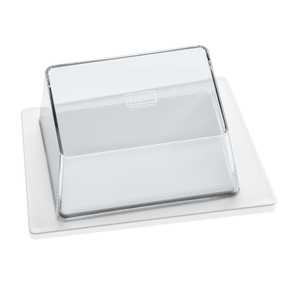 Масленка Koziol CLUB белая