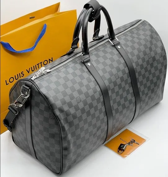 Сумка Louis Vuitton Keepall канва Damier Graphite