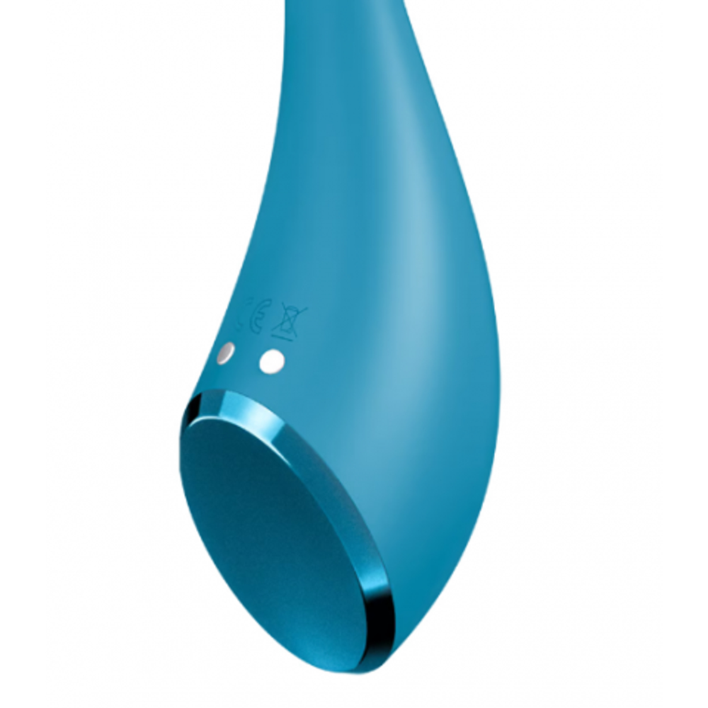 Мульти вибратор Satisfyer G Spot Flex 5+ бирюзовый (Connect APP)