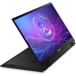 Ноутбук MSI Summit Pro 16 AI A2HVETG-085RU Core Ultra 7 255H 32Gb SSD1Tb NVIDIA GeForce RTX4050 6Gb 16" IPS Touch QHD+ (2560x1600) Windows 11 Pro black WiFi BT Cam (9S7-159631-085)