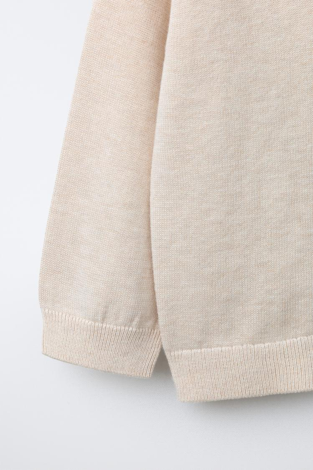 ZARA ОДНОТОННЫЙ КАРДИГАН, ЭКРЮ