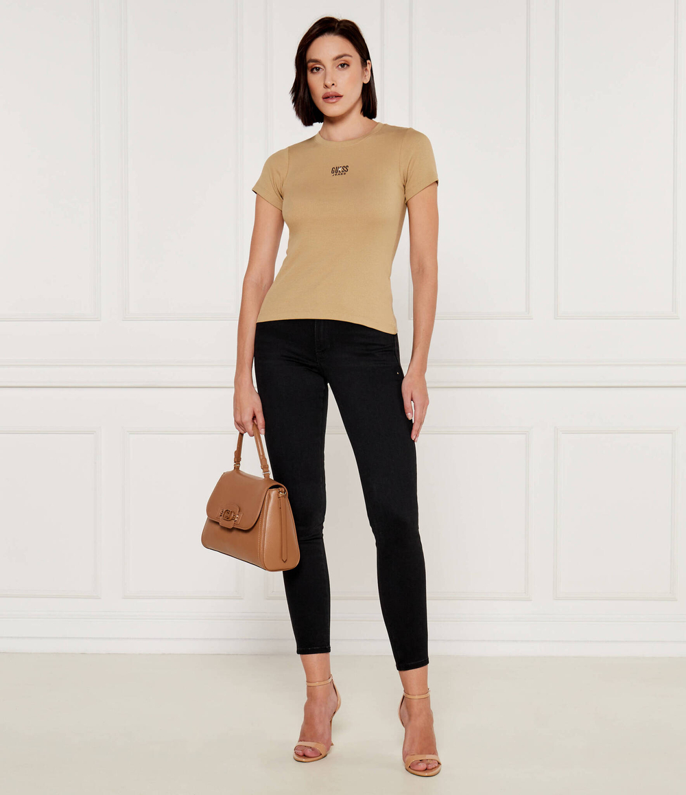 Футболка Guess Jeans - бежевый(W4BI58 KA0H1)