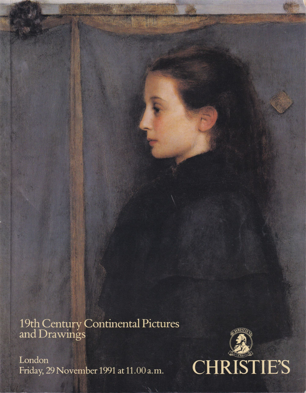 Каталог аукциона Christie’s, Лондон, Европейская живопись и графика XIX века от 29 ноября 1991 года