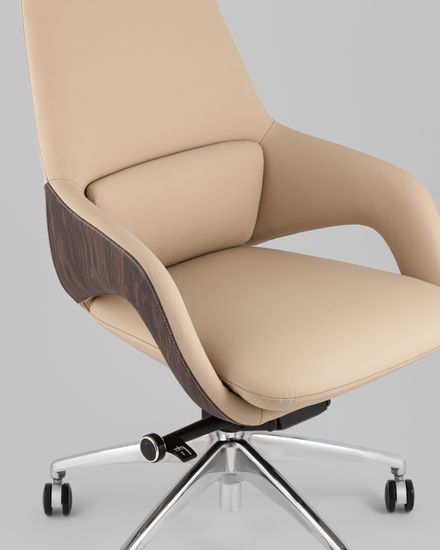 Кресло офисное TopChairs Reign бежевый