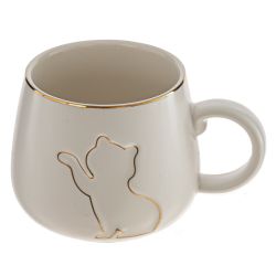 GAEM Чашка с блюдцем и ложкой, 190 мл, L12,5 W12,5 H6,5 см, 2в.