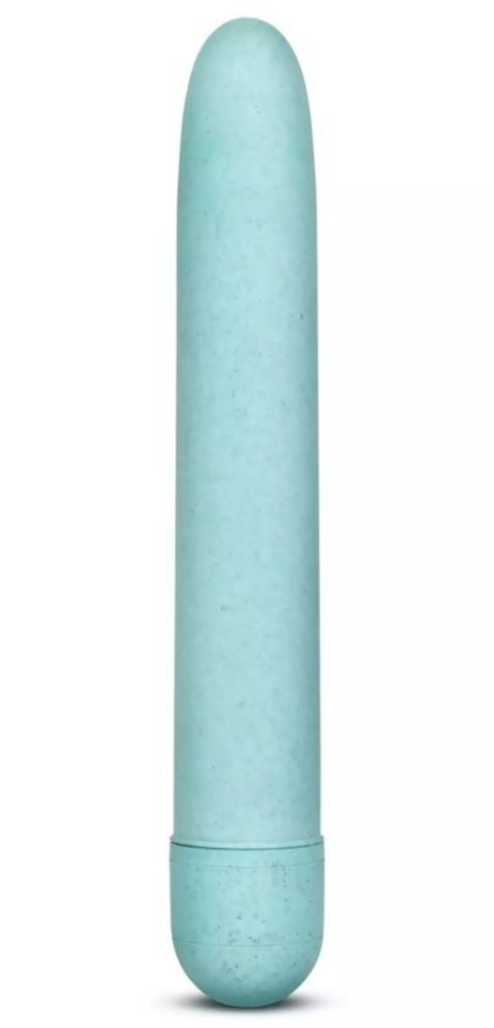 Голубой биоразлагаемый вибратор Eco - 17,8 см. (Цвет: нежно-голубой)