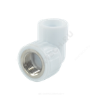 Угольник PP-R комбинированный белый Дн 25х3/4" ВР VALFEX 10125025