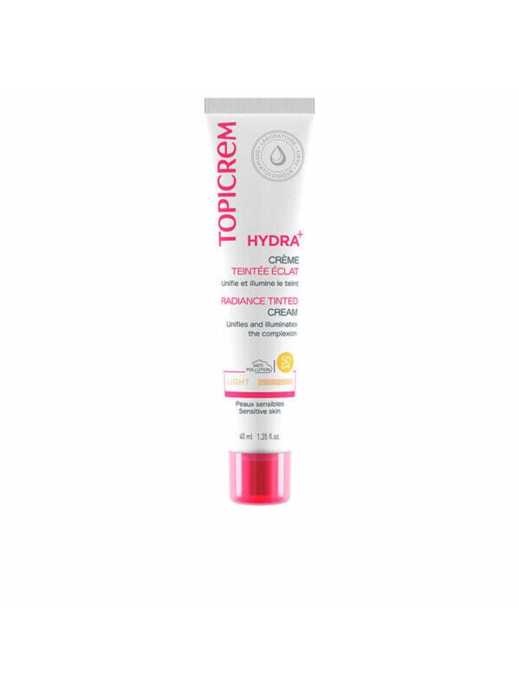 Крем, подсвечивающий кожу Topicrem Hydra+ ясно Spf 50 40 ml