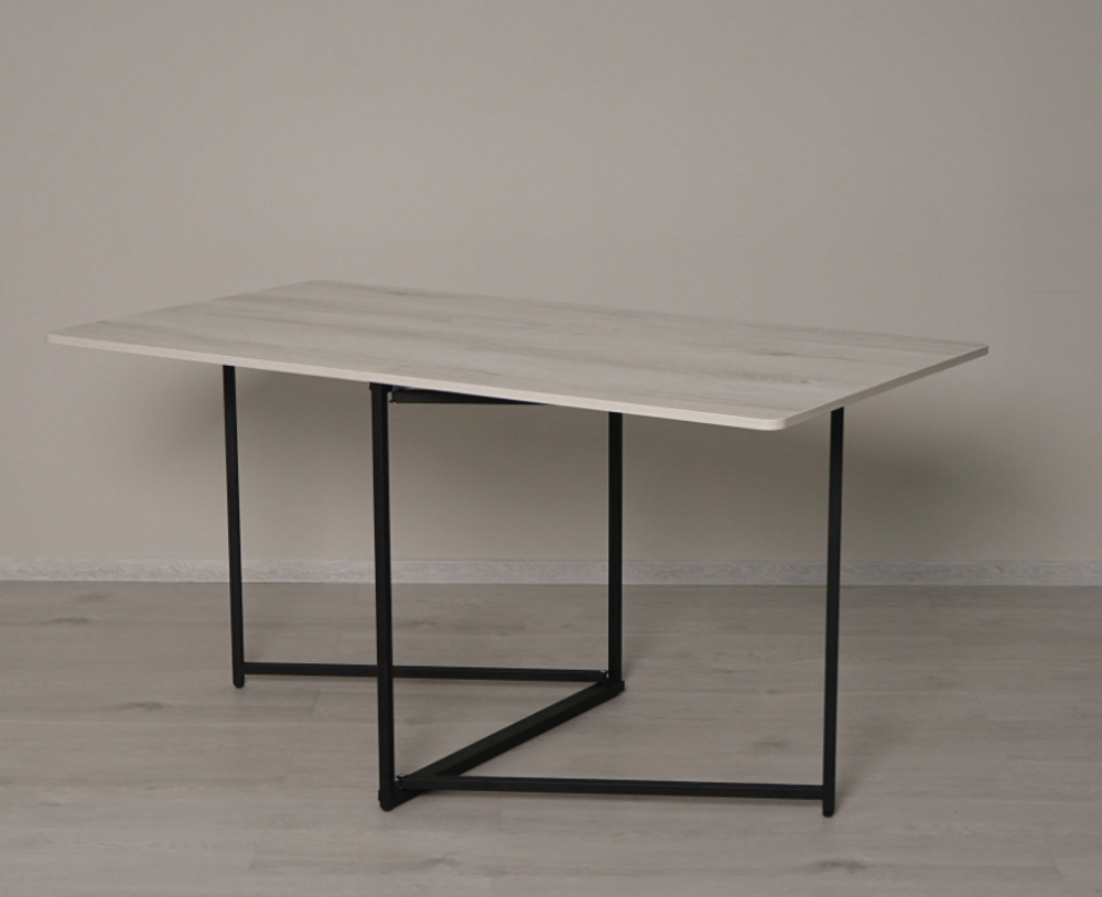 Колибри-16 (DaVita) Стол-книжка (дуб канадский/черный)