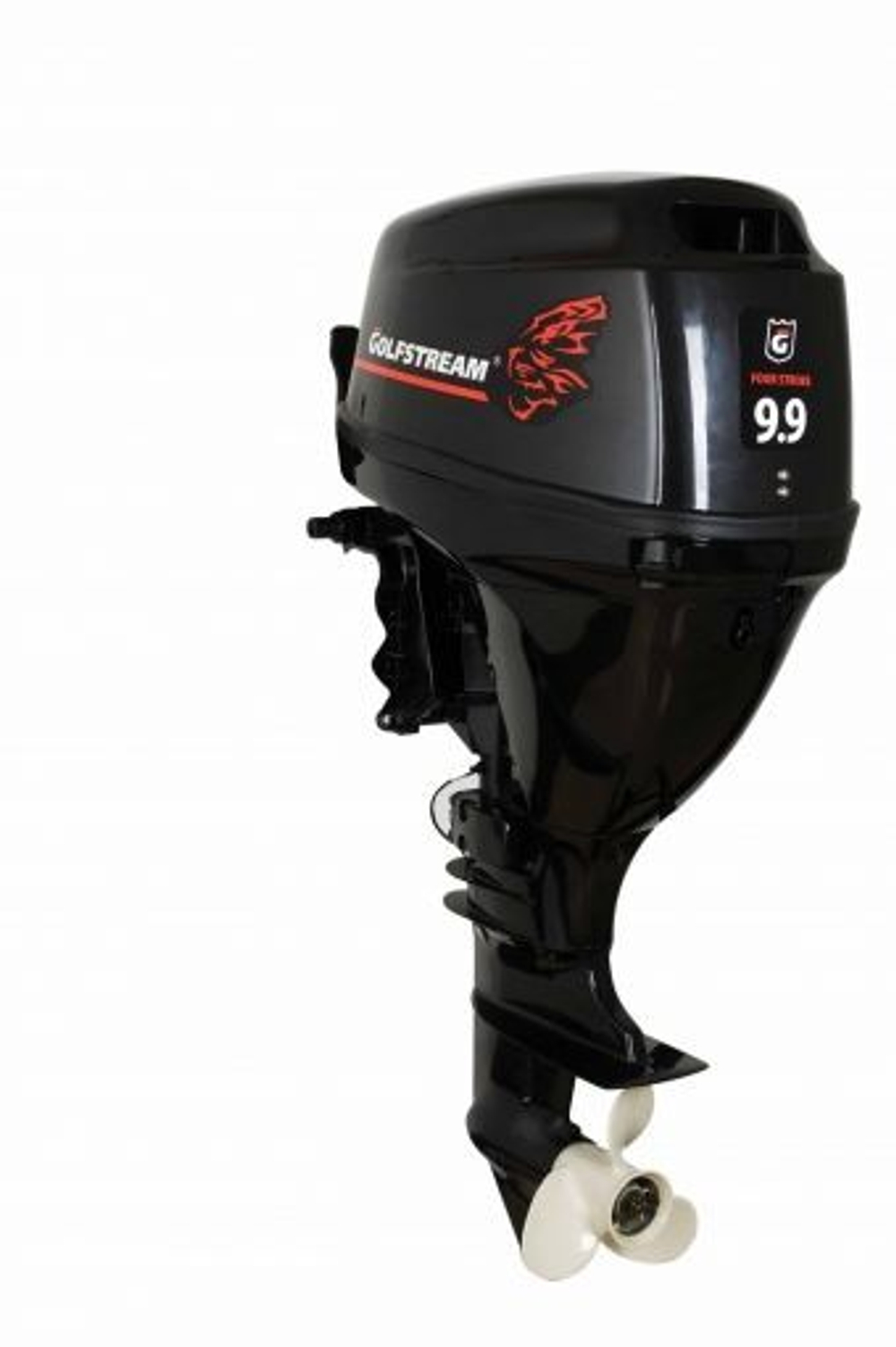 Лодочный мотор гольфстрим (golfstream) f 9.9 (fws) enduro (дистанция, электрозапуск и тросы) 4-х тактный
