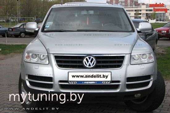 Реснички на фары для Volkswagen Touareg