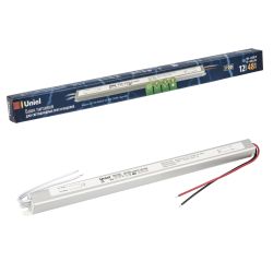 UET-VAT-048A20 12V IP20 Блок питания ультратонкий. 48Вт. Металлический корпус. TM Uniel