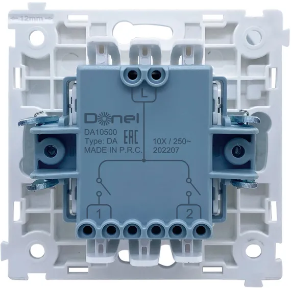 Donel R98 механизм выключателя В2 (простого), 10 A 250 В~, серия DA