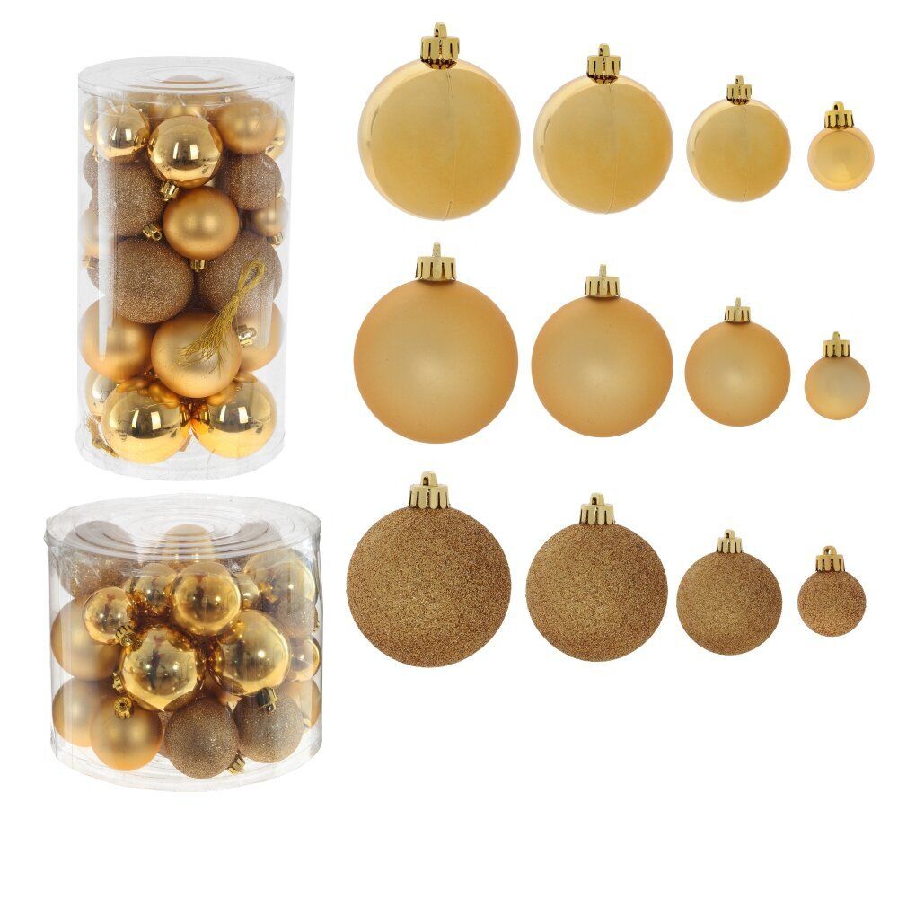 GAEM Набор из 40шт, Украшение новогоднее Шар "Сказочное великолепие", D 6 см, L14 W14 H26 см