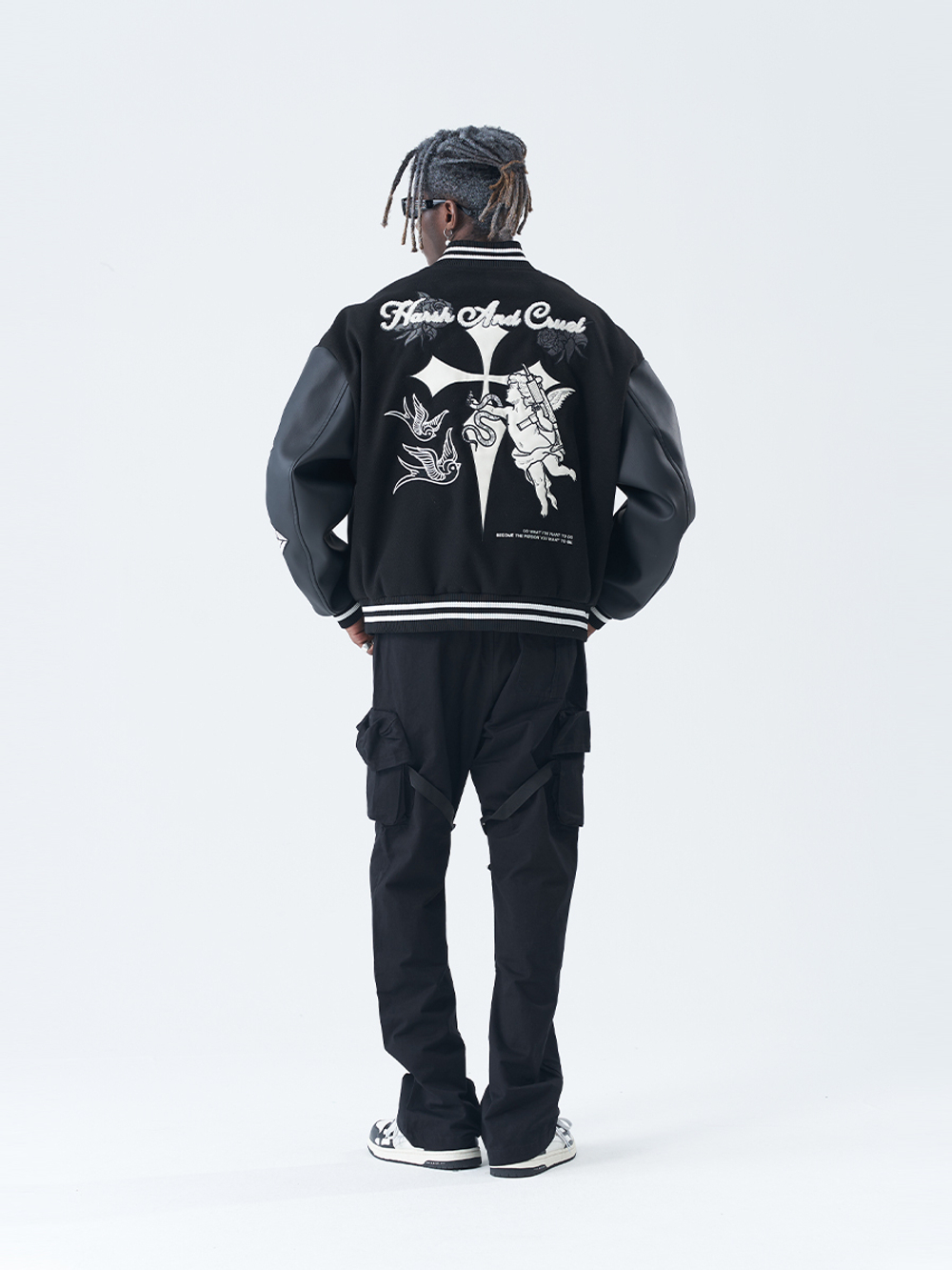 Бомбер HARSHandCRUEL "Lock, Stock and Two Smoking Barrels" Varsity Jacket