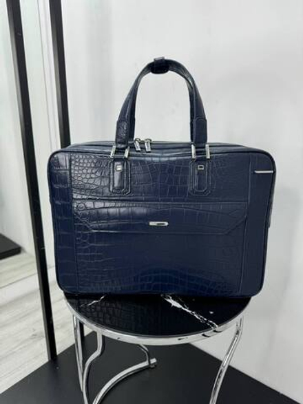 Портфель Zilli из кожи крокодила