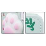 Блокнот детский Basir, формат А5, серия "Лапки", яркая обложка со сквишем, 80 листов, размер 21*14.3 см