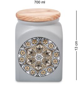 TJ-17/1 Керамическая банка сред. с крышкой