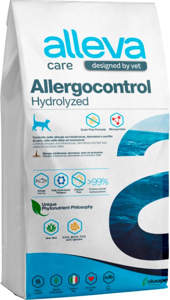 Alleva Care 1,5кг Allergocontrol Корм для кошек, диетический, при аллергии