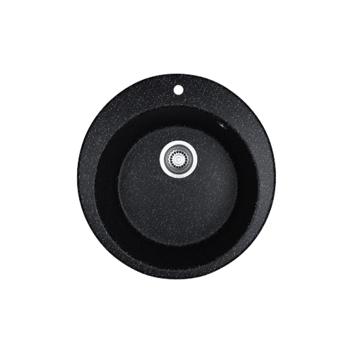 Мойка гранитная Ø517мм GANZER чёрная