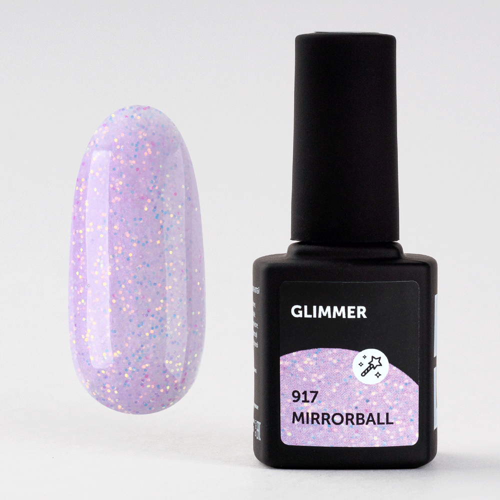 Гель-лак Milk Glimmer 917 Mirrorball, 9мл