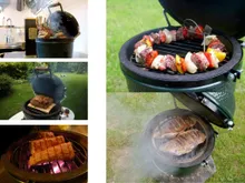 Керамический гриль Big Green Egg Mini (Мини), 25 см