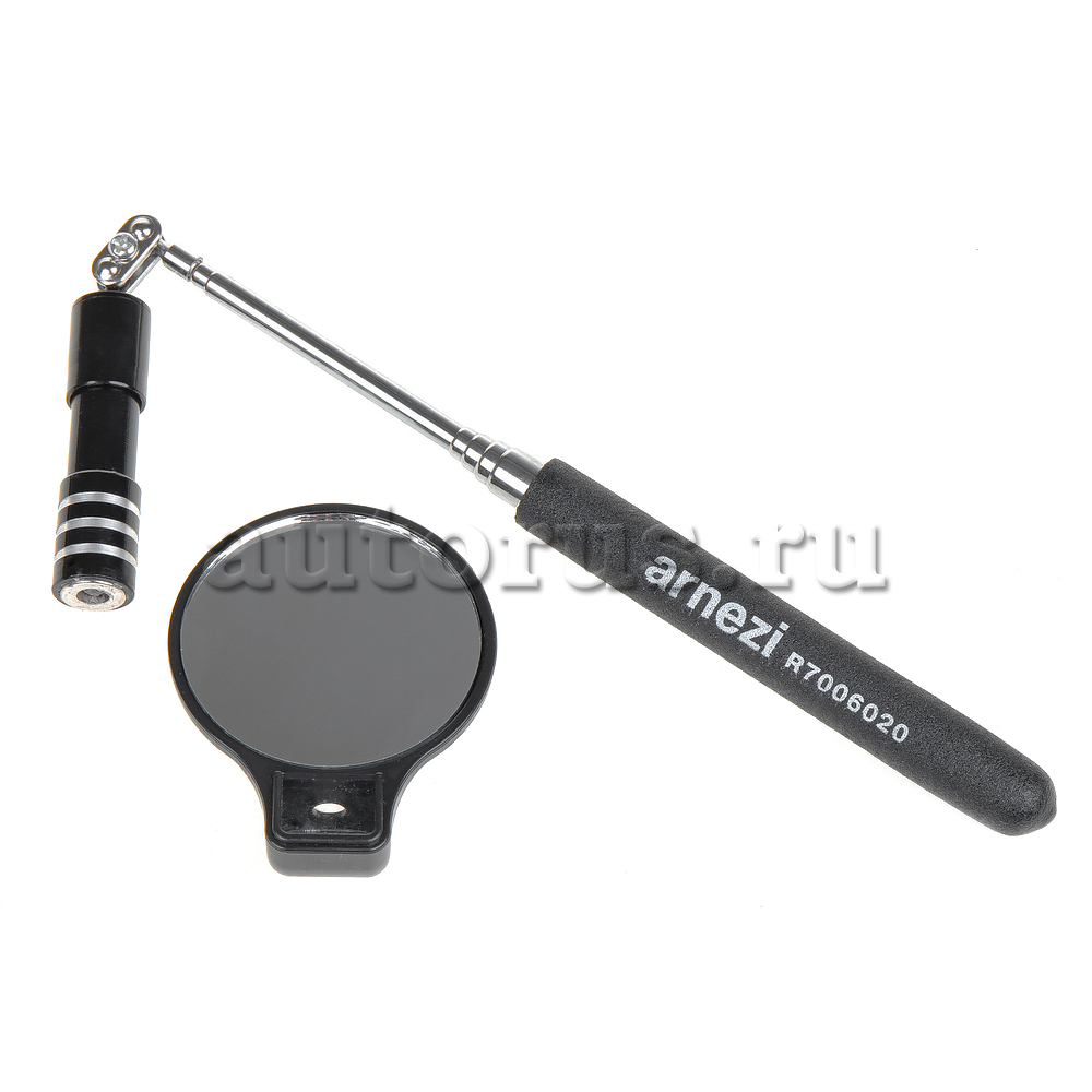 Зеркало телескопическое гибкое с магнитом и подсветкой 200-740 мм 0,9кгс ARNEZI R7006020