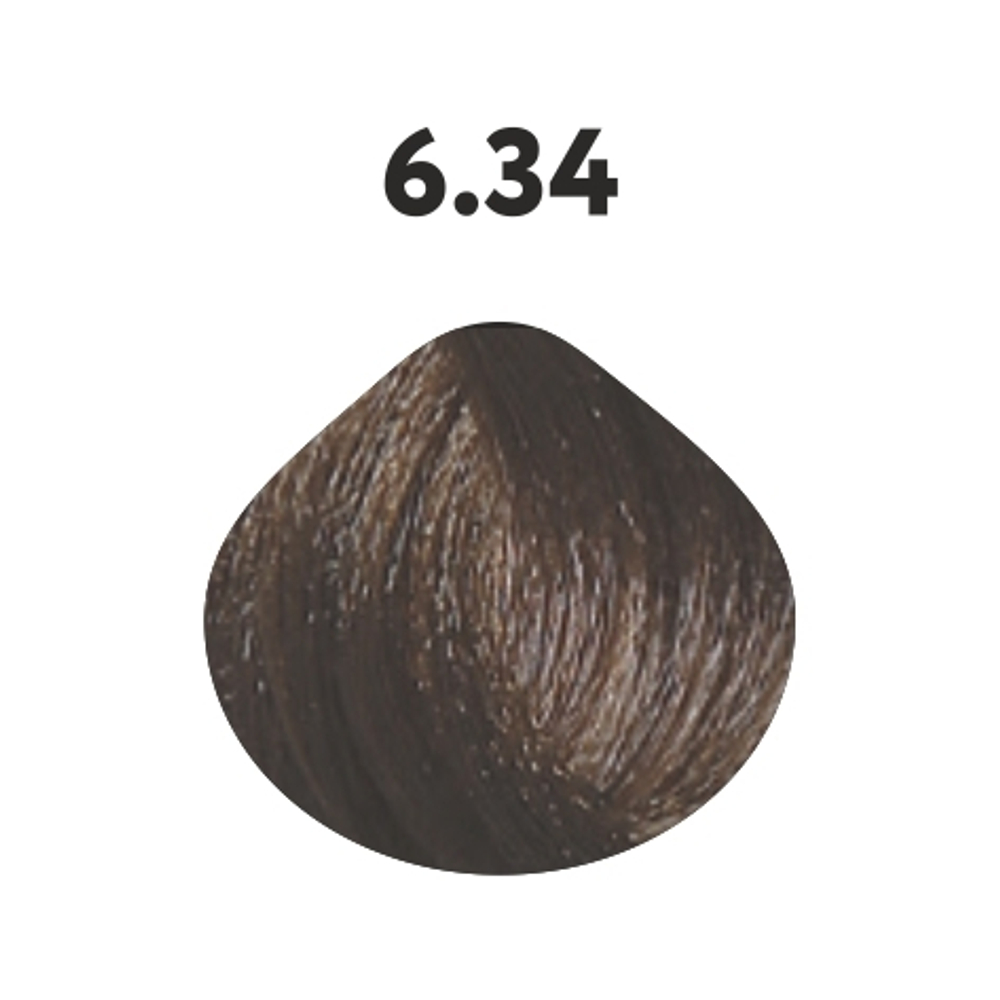 6.34 крем-краска KAARAL Baco Color Collection темный золотисто-медный блондин - 100 мл.