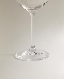 ZARA HOME ГРАВИРОВАННЫЙ РОЖДЕСТВЕНСКИЙ БОКАЛ ДЛЯ ВИНА, ПРОЗРАЧНЫЙ