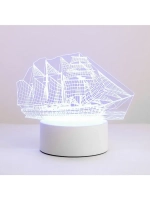 Светильник «Фрегат» LED RGB от сети 9.5×15×16 см RISALUX