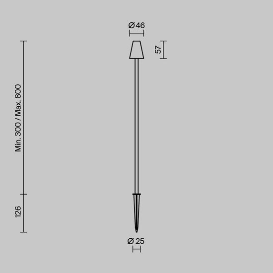 Ландшафтный светильник Outdoor O504FL-L1B3K1