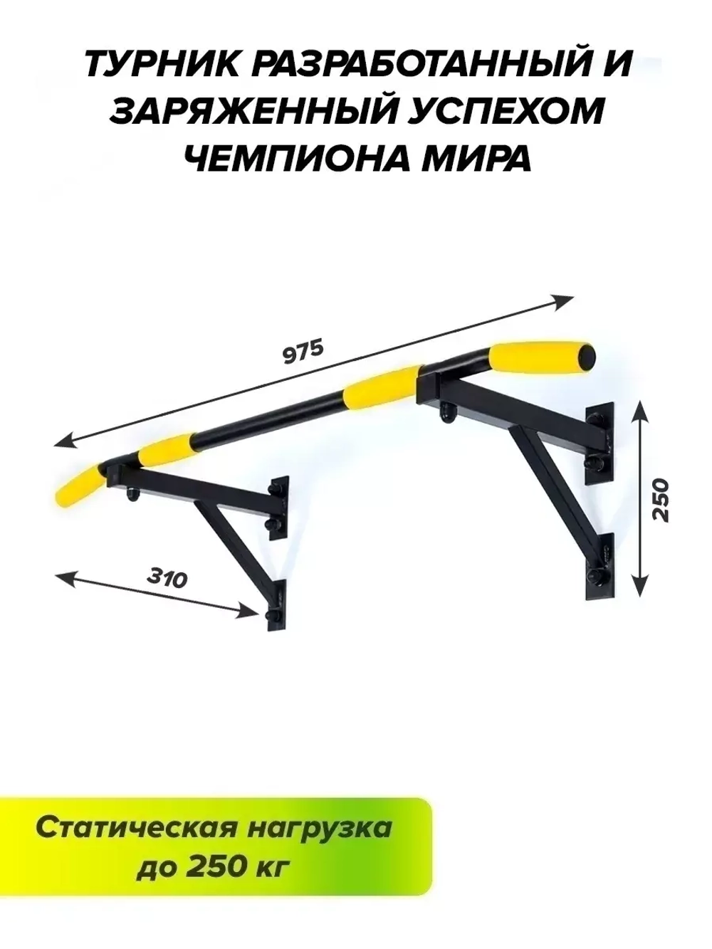 Турник Настенный AKTIV Черный