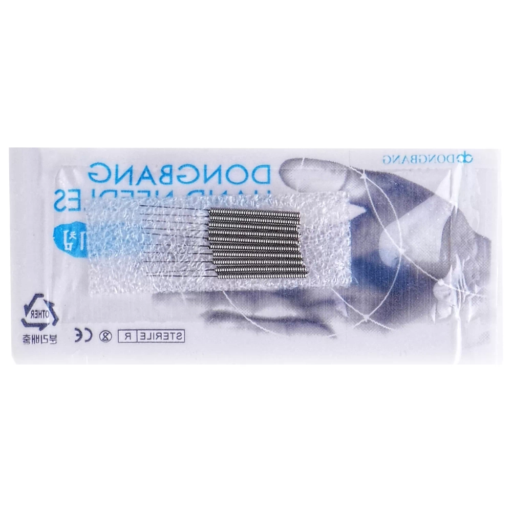 Иглы акупунктурные стальные стерильные для стоп и кистей без направителя 0,18х8 мм 100 шт