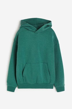 H&M Толстовка с капюшоном, зеленый