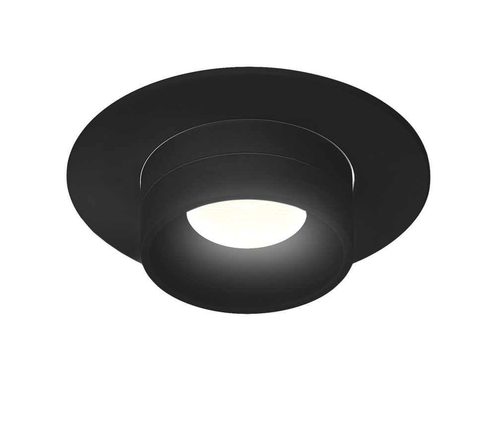 Светильник встраиваемый, 3Вт,  D55xH60мм,  160Лм,  24°,  3000К,  IP20,  Ra &gt;90,  черный