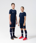 Футболка футбольная CAMP Origin, темно-синий/белый, детский